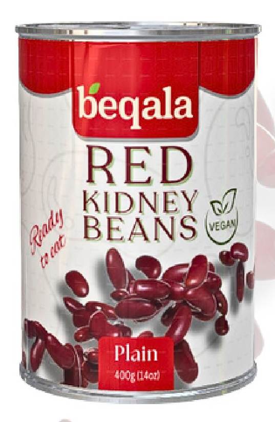 red kidney beans vegan ready to eat, فاصوليا حمراء نباتية جاهزة للأكل
